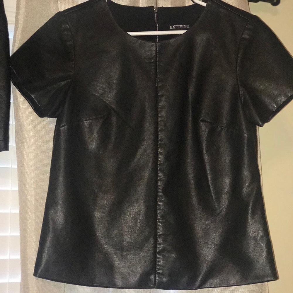 Leather top